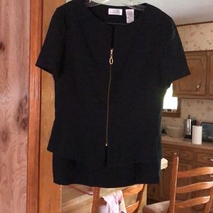 2 piece blouse with skirt